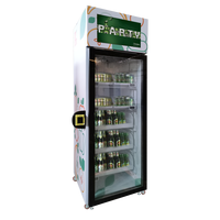 beverage vending machine card reader smart fridge vending machine for drinks